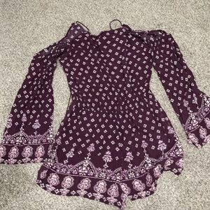 Off the shoulder romper!!💜